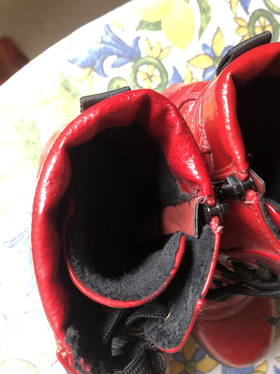 Damenschuhe: Rote Stiefel gr. 38 – Gebraucht aus Zürich von Excalibur.zh 3