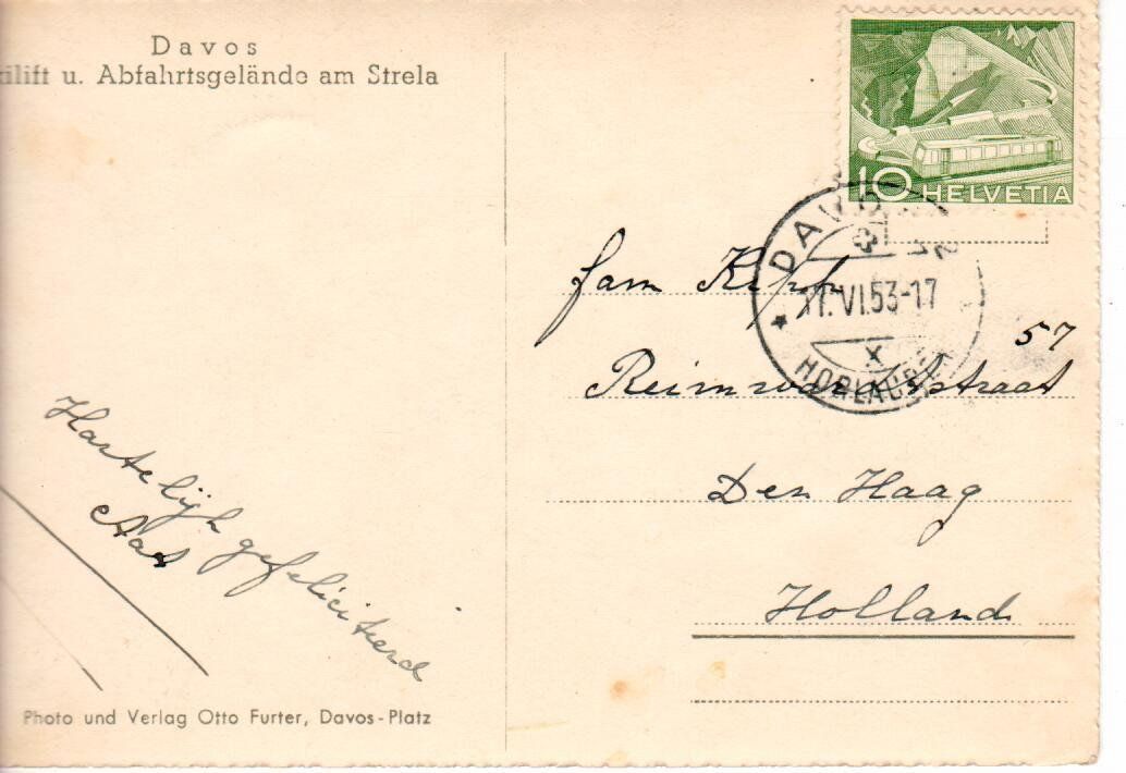 Cartes postales: Davos – D'occasion à Wolhusen par Curver9 1
