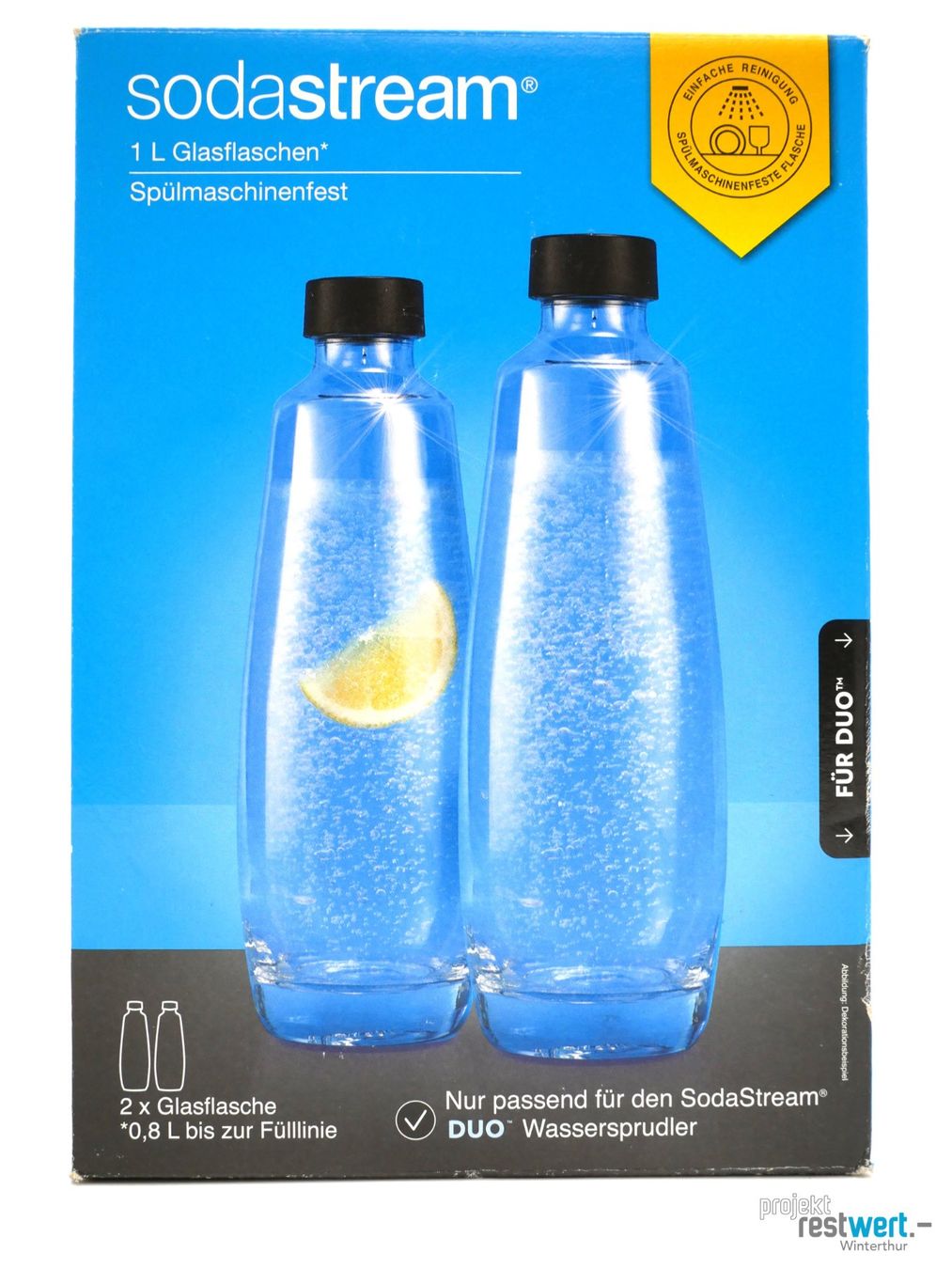 Sodastream Autres articles pour la maison: SODASTREAM - 2x Glasflaschen 1L – D'occasion à Winterthur par Restwert_Winterthur 2