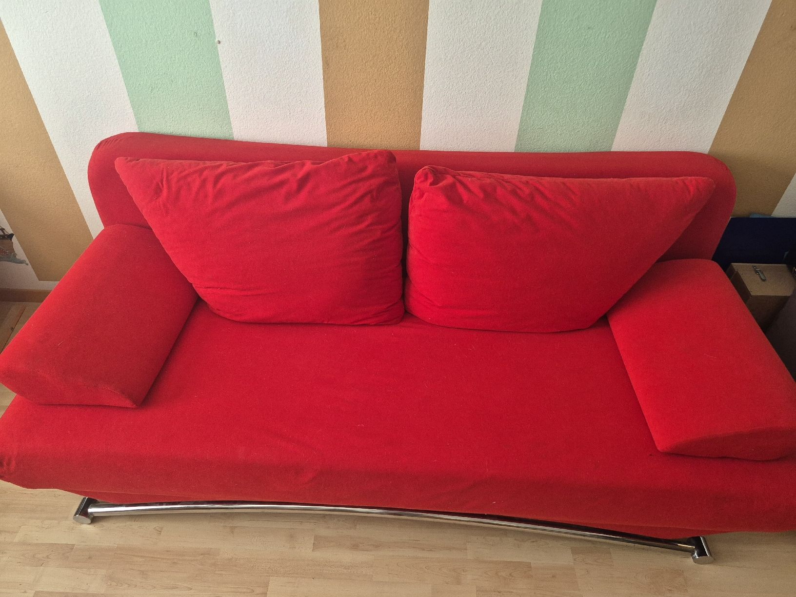Divani: Sofa rot Schlaffunktion guter Zustand – Usato da Spreitenbach venduto da Snezi01