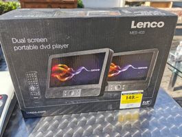 Lenco MES-403: Tragbarer DVD Player mit 2 Bildschirmen!