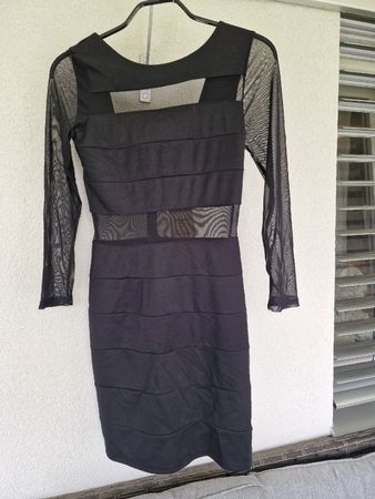 Kauela Damen Kleid,  schwarz Gr. L klein geschnitten!
