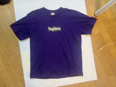 Supreme Box logo tee camo fw23 (cropped)