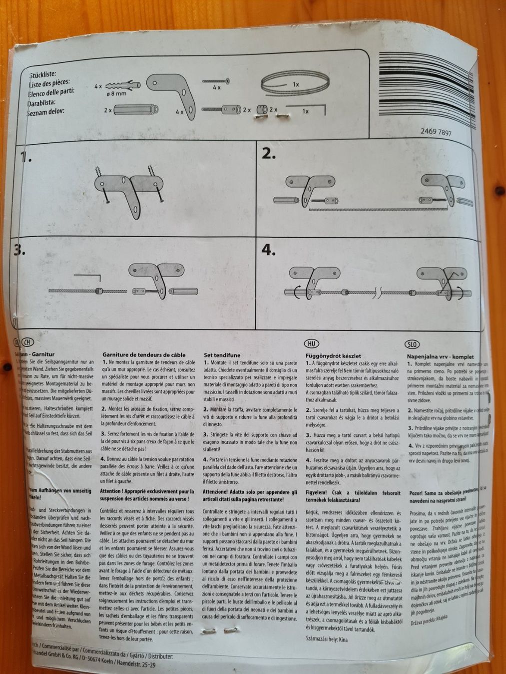 Quincaillerie: 2x Seilspann- Garnitur – Neuf avec emballage d'origine à Salez par muss-ich-haben-02 2