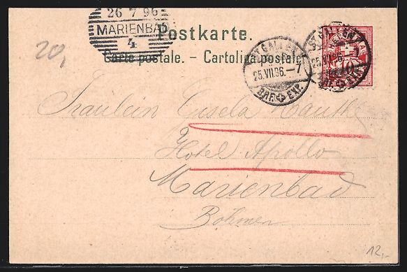 Cartes postales: Litho St. Gallen, Teilansicht, Kathedral – D'occasion à Berlin par bartko-reher 1
