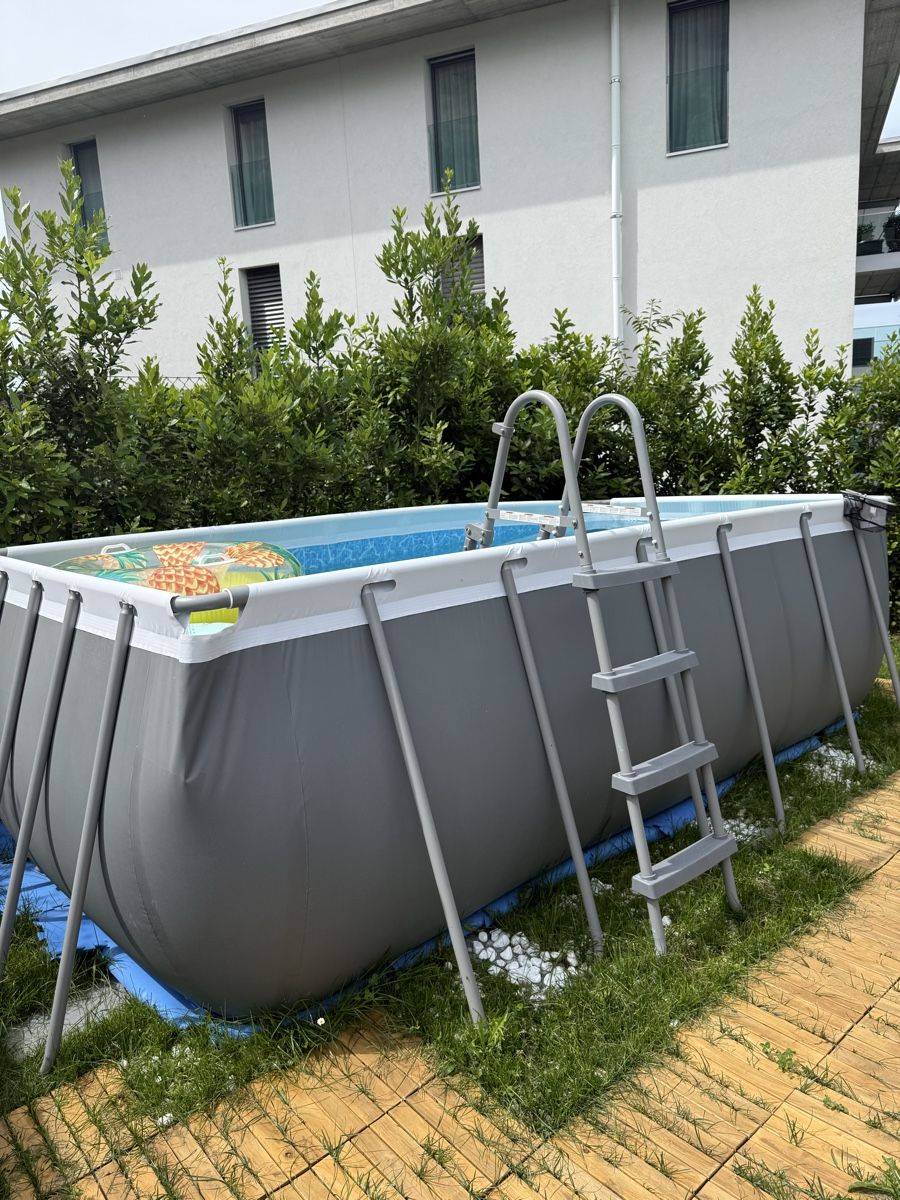 Bestway Schwimmbad: Frame pool with filter pump, rectangular, used – Neu (gemäss Beschreibung) aus Pregassona von giu_bw9d 1