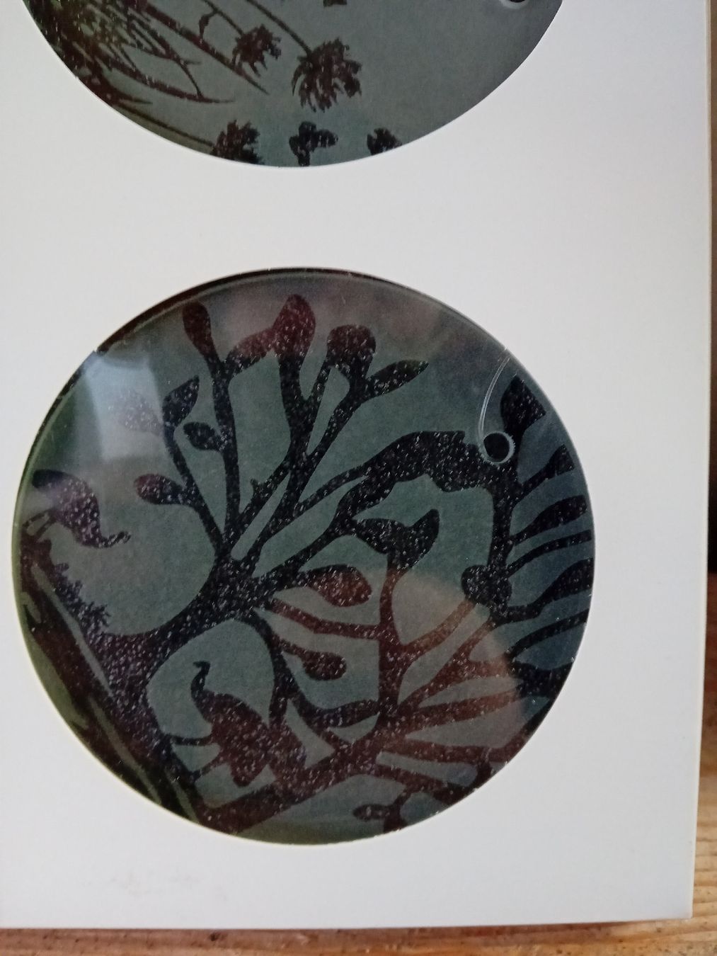Tutte le decorazioni: Deko Glasscheiben Duo WaldWiese als Deko oder Untersetzer – Nuovo e nell'imballaggio originale da Dussnang venduto da kevin0812 2