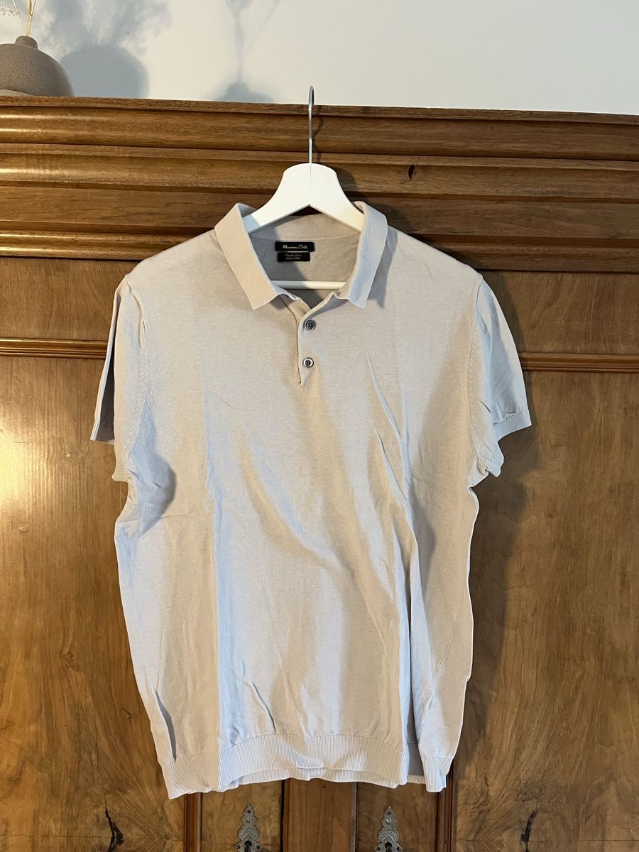 Massimo Dutti Polos: Poloshirt, hellbeige, Gr. M, Massimo Dutti – D'occasion à St. Gallen par Gloom22 1