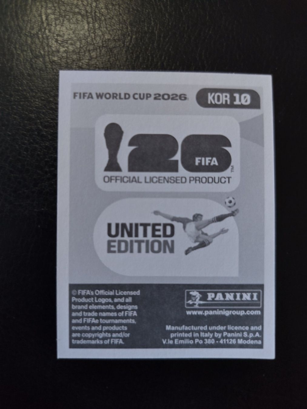 Panini Carte collezionabili: Panini FIFA World Cup 2026 KOR 10 – Nuovo (secondo la descrizione) da Matzingen venduto da Clie42 1