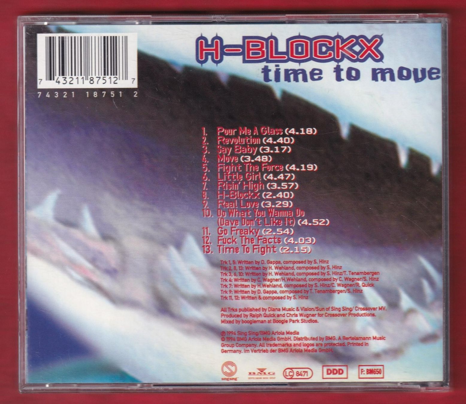 CDs: H-Blockx - Time To Move (CD) – D'occasion à Zürich par Pfluftl2000 1