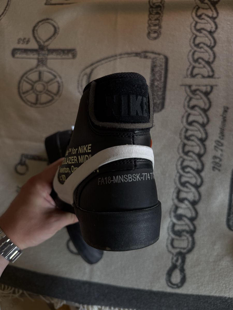 Off-White Scarpe da uomo: Off-White x Nike Blazer Mid 'Grim Reapers' – Nuovo (secondo la descrizione) da Genève venduto da iry_67wr 4