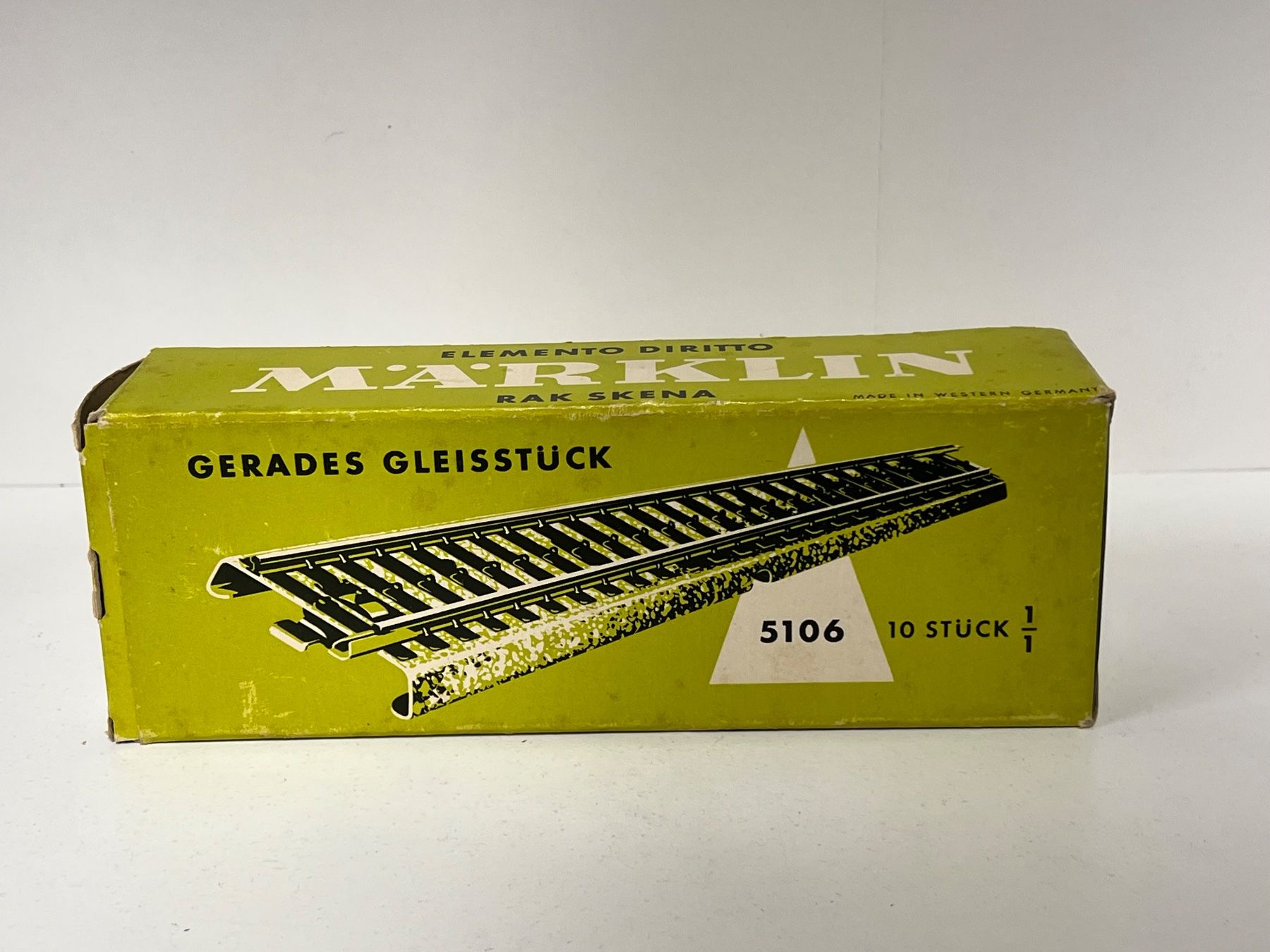 Märklin Modellini di ferrovie: Märklin H0 M Gleis 5106 – Usato da Geroldswil venduto da TopTrain54