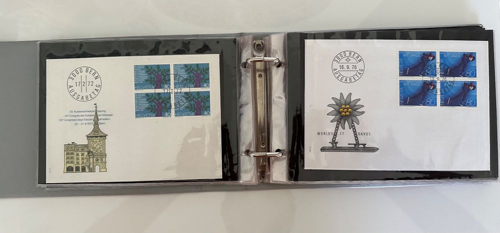Inserts Pour Album De Timbres - 12 Feuilles Avec 4 Tailles De Pochettes Pour Collectionneurs