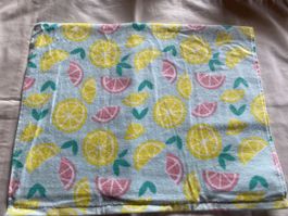 Summer kitchen Towel Lemon Pink Citrus Fruits Design