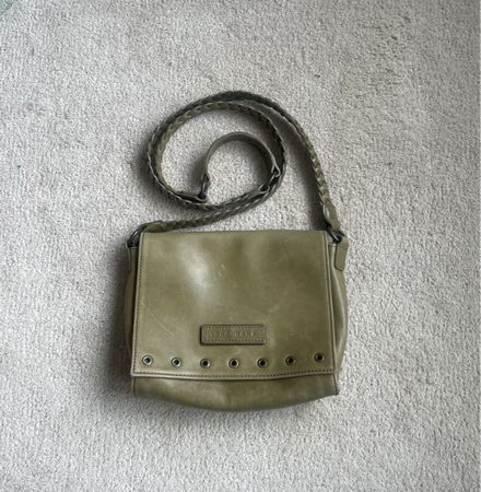 stylische Longchamp Handtasche Olive Grün!