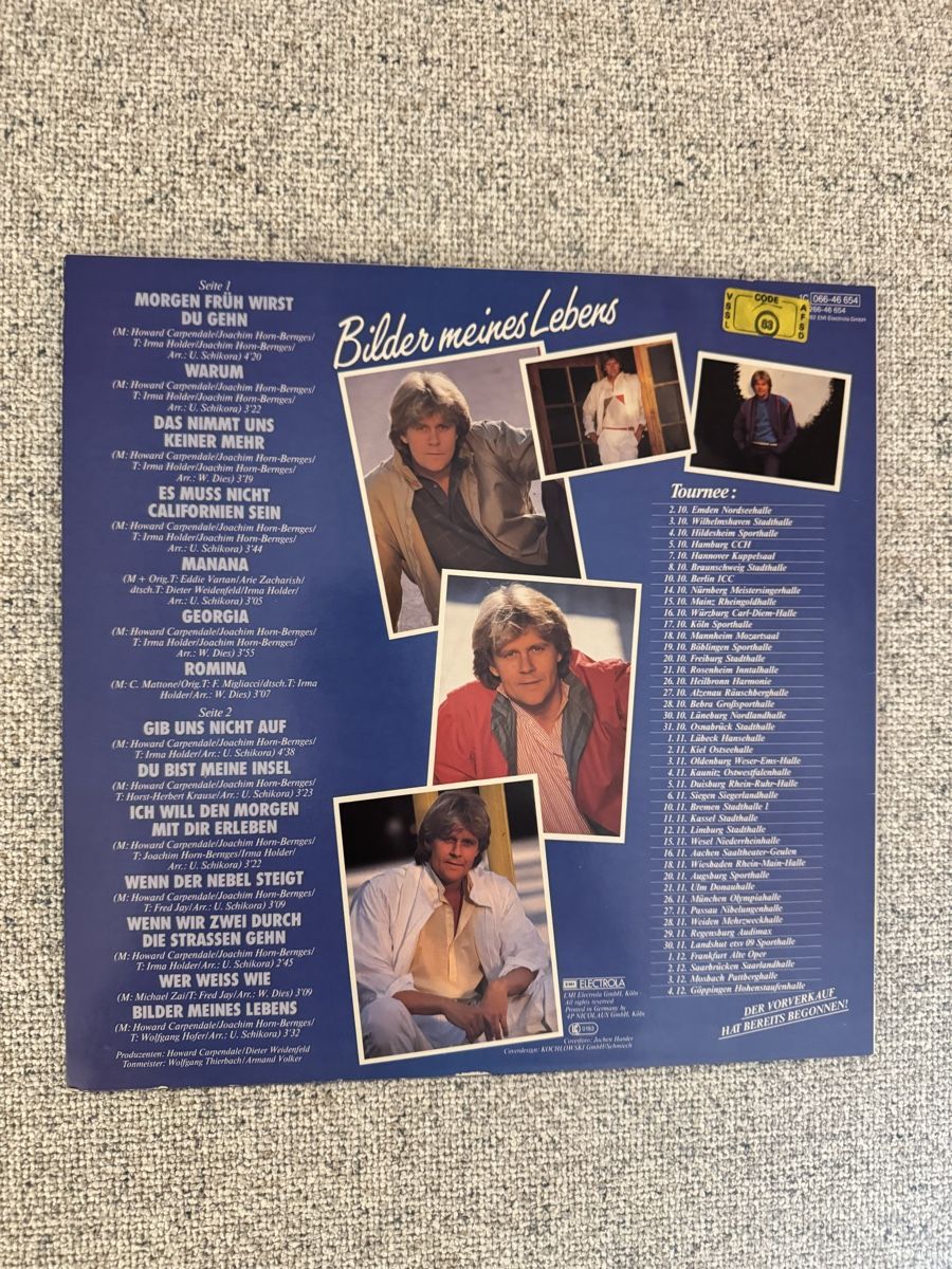 Dischi in vinile: Howard Carpendale - Bilder meines Lebens - LP – Usato da Rorbas venduto da BlackstarRecords 1