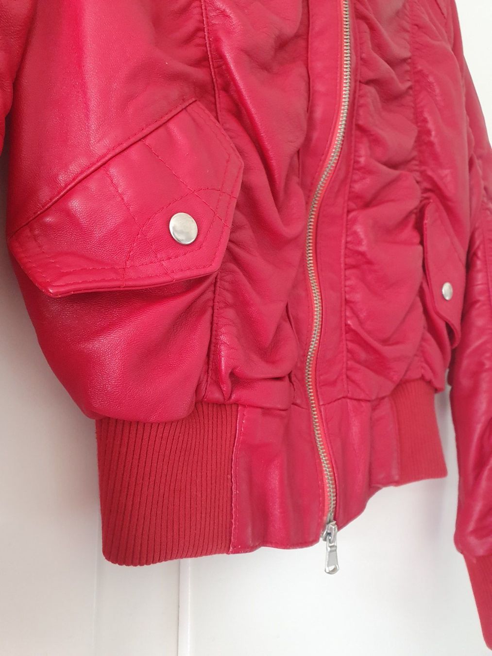 Jacken: Rote Lederjacke, echt Leder – Gebraucht aus Bern von Helays 3