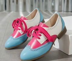 MUST HAVE - edle Oxford Styl Damenschuhe, Gr. 39