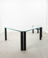Postmoderner Italienischer Glastisch / Bandiera & Facchini