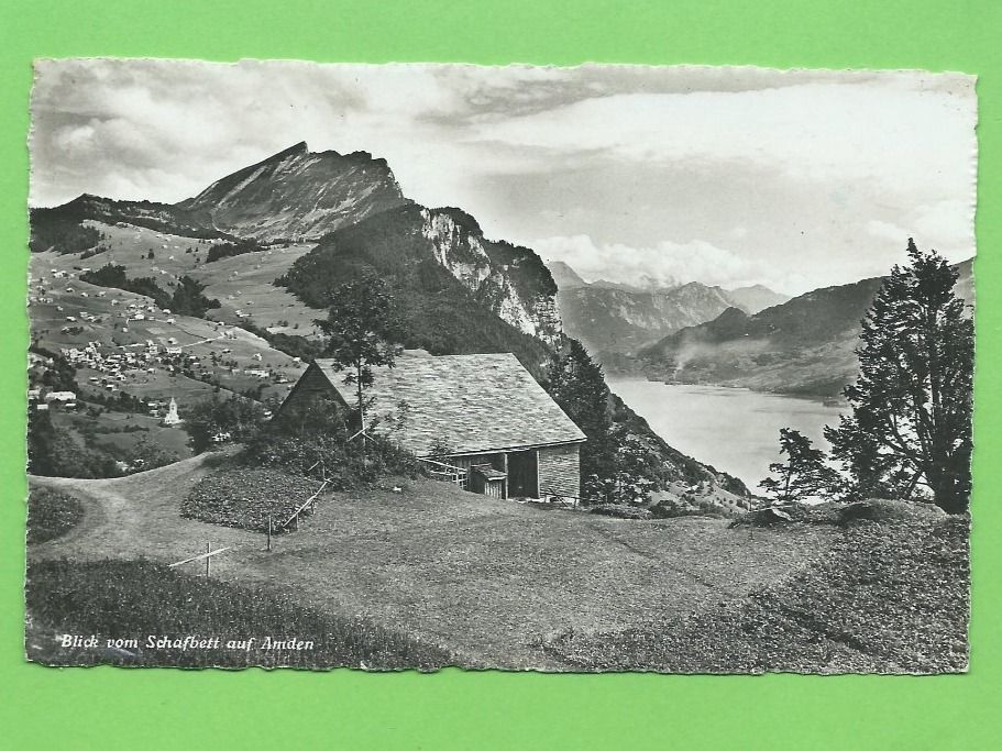 Cartoline postali: Blick vom Schafbett auf Amden – Nuovo (secondo la descrizione) da Zürich venduto da t24_de