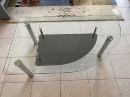 Salontisch Glas 110x 65x39 cm