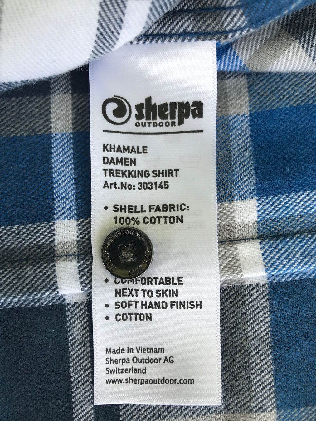 Sherpa Blusen: Sherpa Damenbluse Khamale, Gr. M, neu – Neu (gemäss Beschreibung) aus Ebnat-Kappel von Molton 6