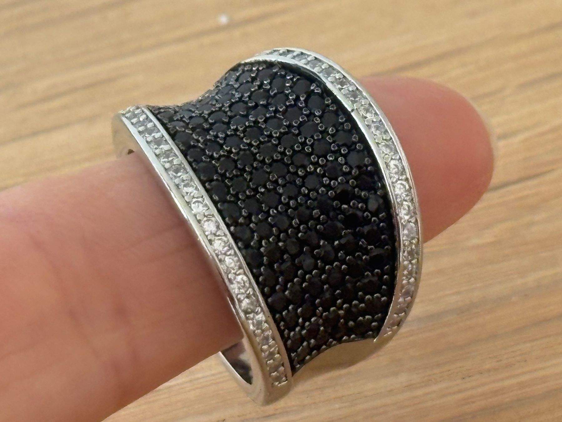 Anelli: Luxus Elegante Gr:64 Ring mit  Zirkonia Farbe: Silver – Nuovo (secondo la descrizione) da Biel-Bienne venduto da Roserosse13 4