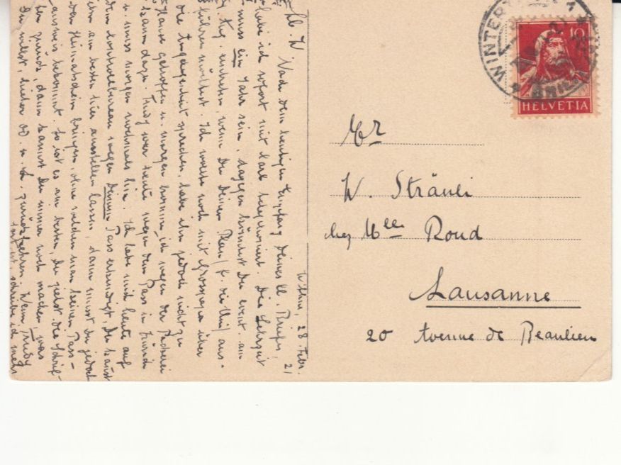 Cartoline postali: Maiglöckchen, A. Steiner, 1921 – Usato da Bürglen TG venduto da StampGraf 1