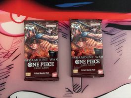 One Piece OP-02 Booster Packs 2 Stück neu