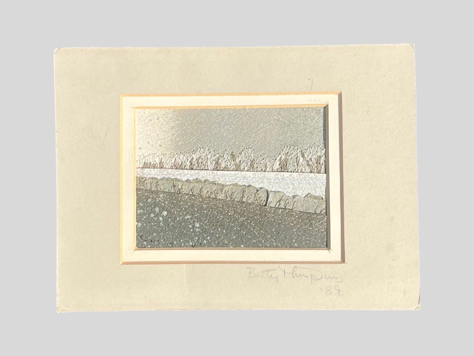 Tableaux: Strukturelle Landschaftsstudie (Collage) – D'occasion à Wohlenschwil par Amadeus-Auctions 1