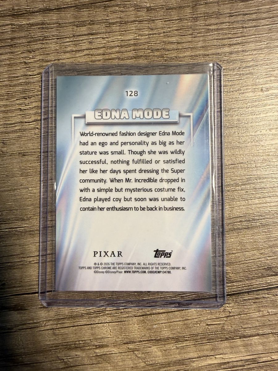 Topps Carte collezionabili: Edna Mode Topps Chrome 113/150 – Nuovo (secondo la descrizione) da Koblenz venduto da Maestro_TCG 1