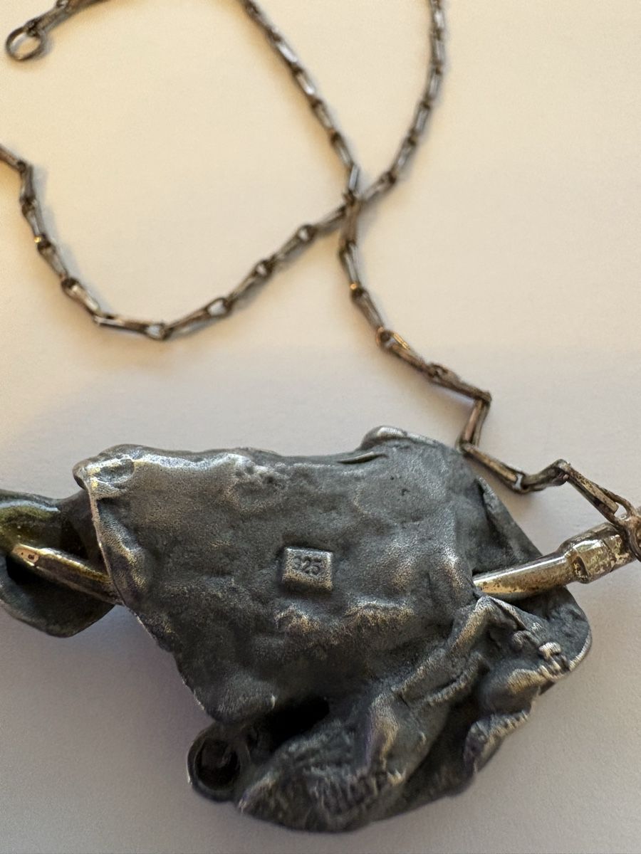 Catenine: Kunst Kette 925 Silber extravagant  – Usato da Murten venduto da Tzaugg 3