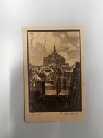 Alte Ansichtskarte Marienkirche nach Federzeichnung A.E.