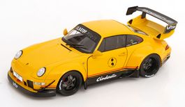PORSCHE 911 993 RWB CINDERELLA 2020 GELB 1:18 SOLIDO