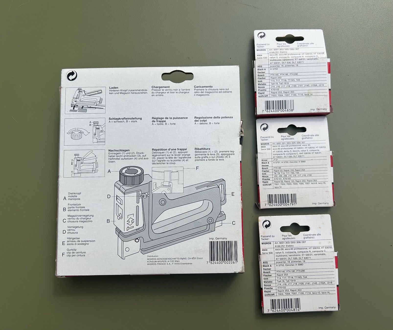 Alle Werkzeuge: Profi-Tacker mit Klammern 6-14 mm – Gebraucht aus Zürich von nicoleichholzer 1
