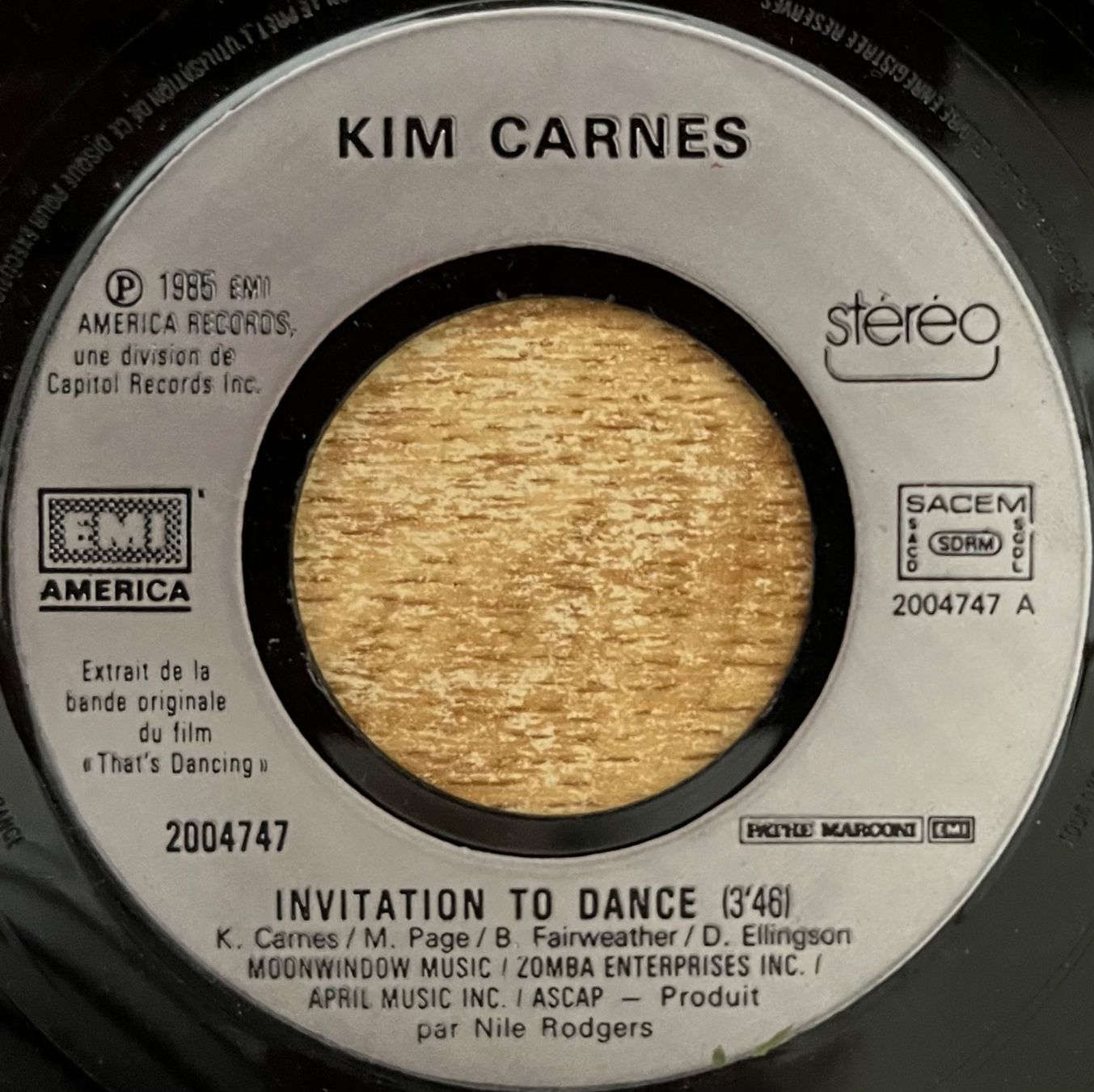 Dischi in vinile: KIM CARNES - INVITATION TO DANCE – Usato da Bussigny venduto da vinyl-pas-cher 2
