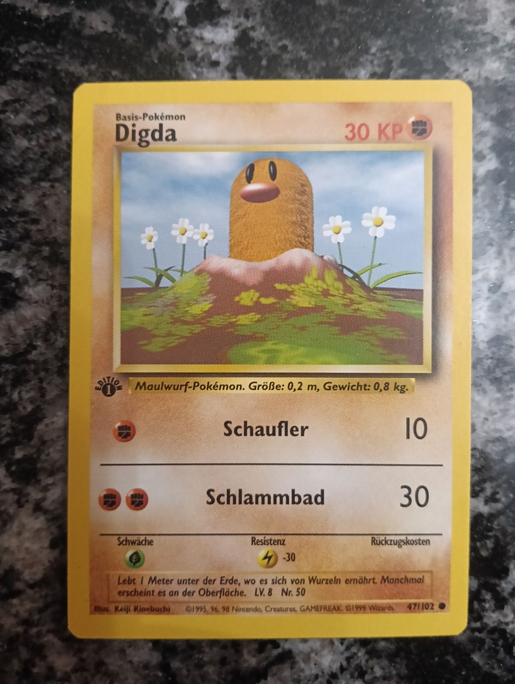 Pokémon Sammelbilder & Trading cards: Pokémon Karte Digda 1. Edition Basis Set  – Gebraucht aus LEUZIGEN von mic_sdh5