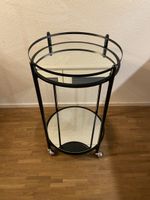Rollwagen Glas/Metall mit 2 Etagen