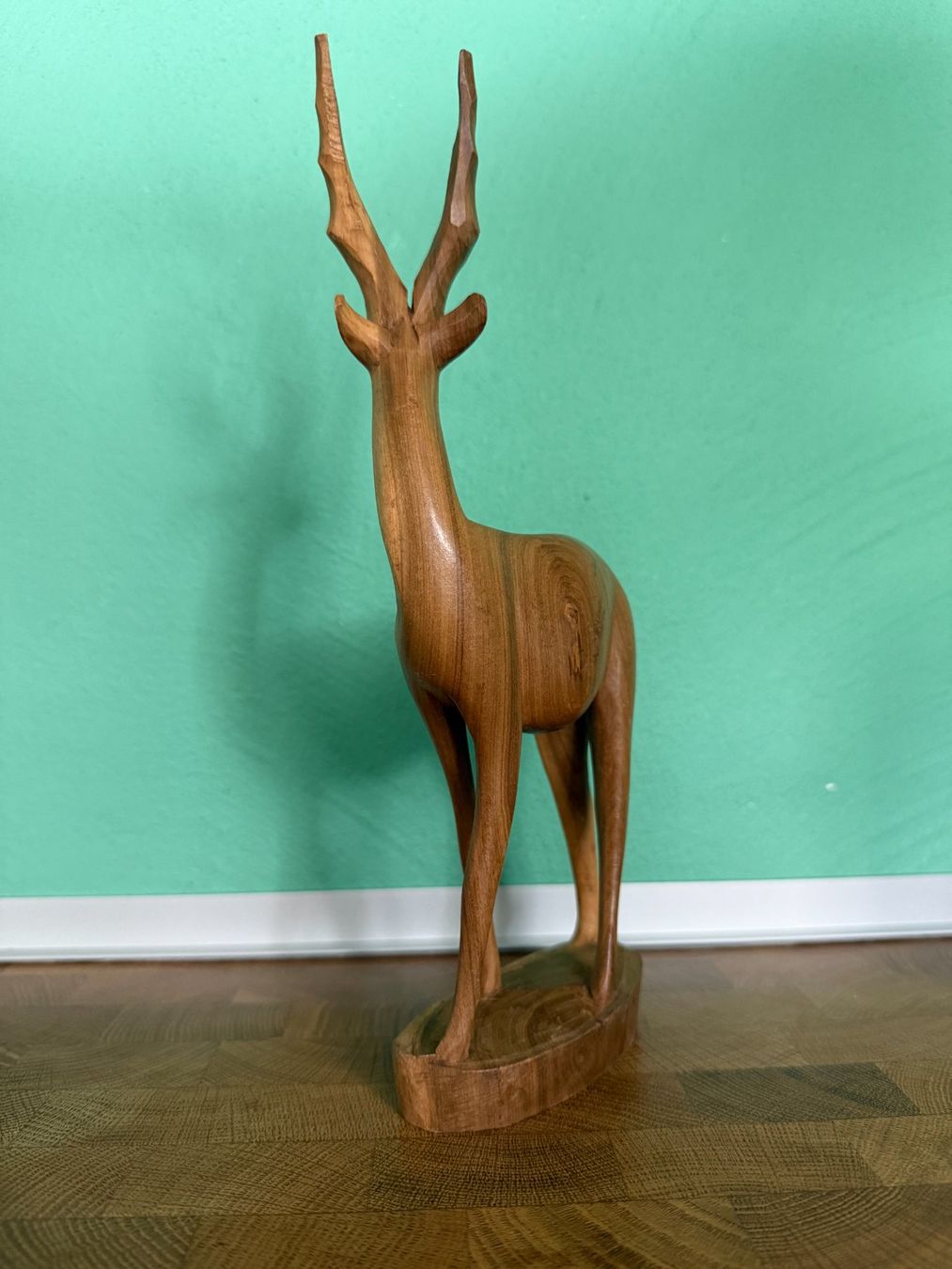 Statuette: Holzschnitzerei  Antilope  60ties / 70ties – Usato da Subingen venduto da ArtBead 3