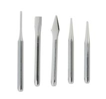 Splintentreiber, Flachmeissel, Körner, Werkzeug-Satz, 5-tlg.