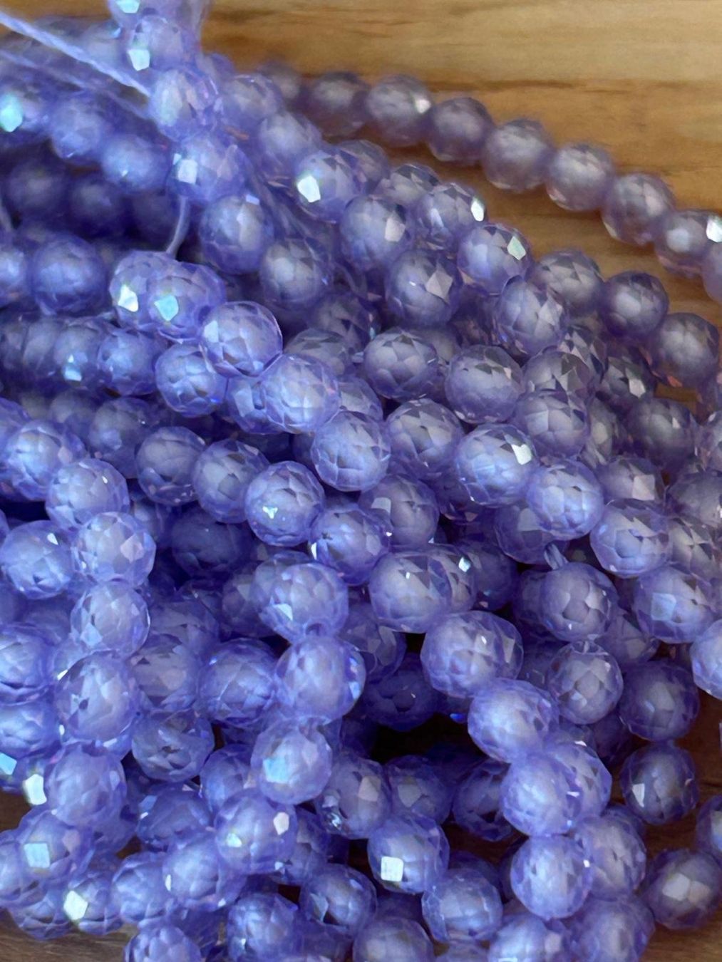 Pietre preziose: Strang facettierte Zirkonia 3 mm thistle – Nuovo e nell'imballaggio originale da Niederrohrdorf venduto da Ytobi 1