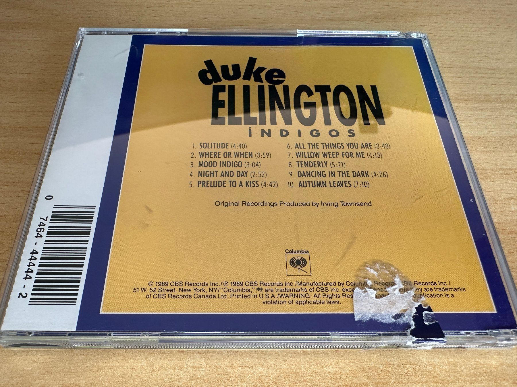 CDs: Duke Ellington – Ellington Indigos – Gebraucht aus Rikon im Tösstal von Alpenmutz 1