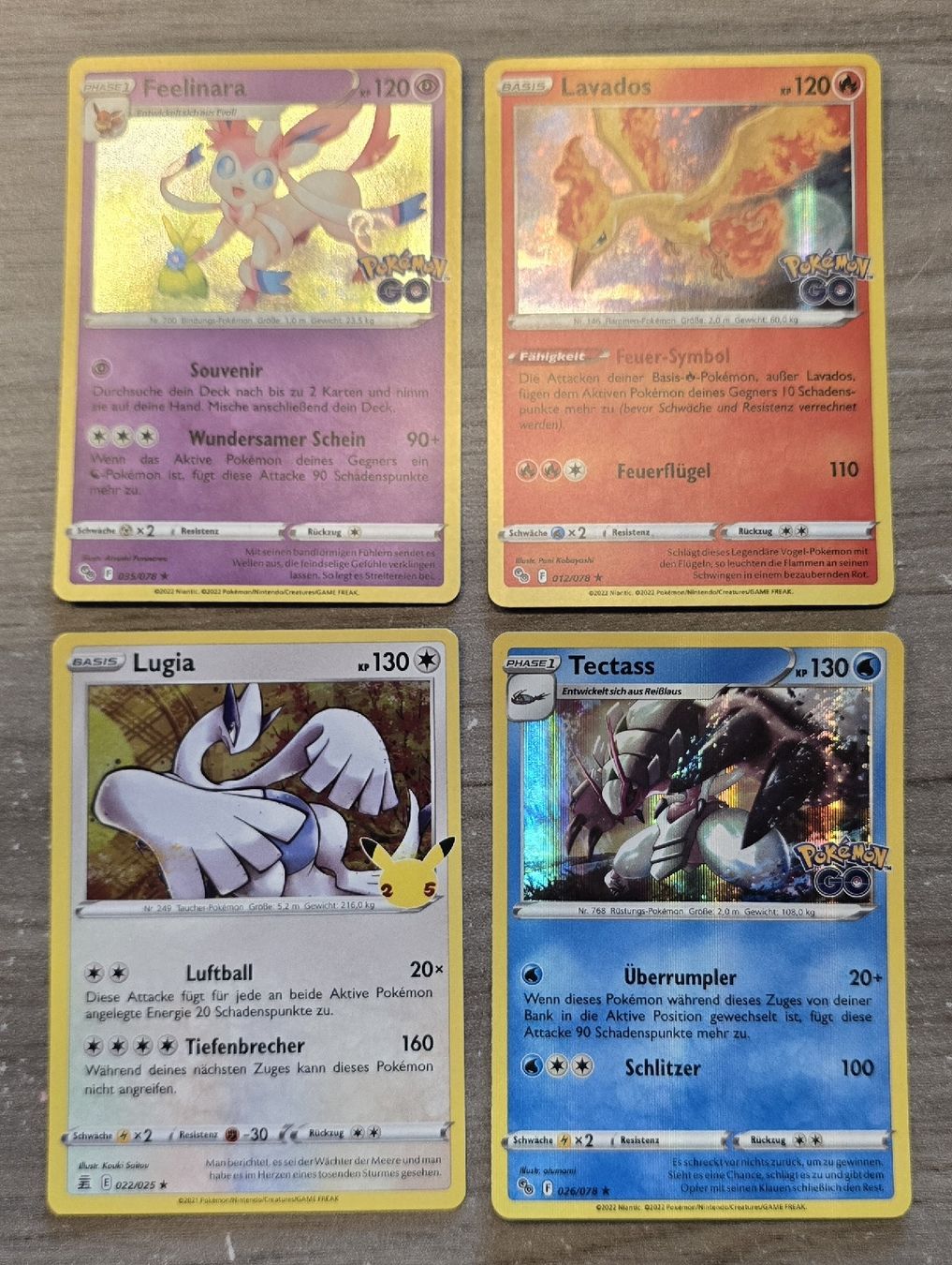 Pokémon Carte collezionabili: 4x Deutsche Holo Pokémon Karte – Nuovo (secondo la descrizione) da Kirchberg BE venduto da HotWheelsSammler