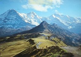 WENGEN Männlichen-Gipfel - Eiger, Mönch, Jungfrau