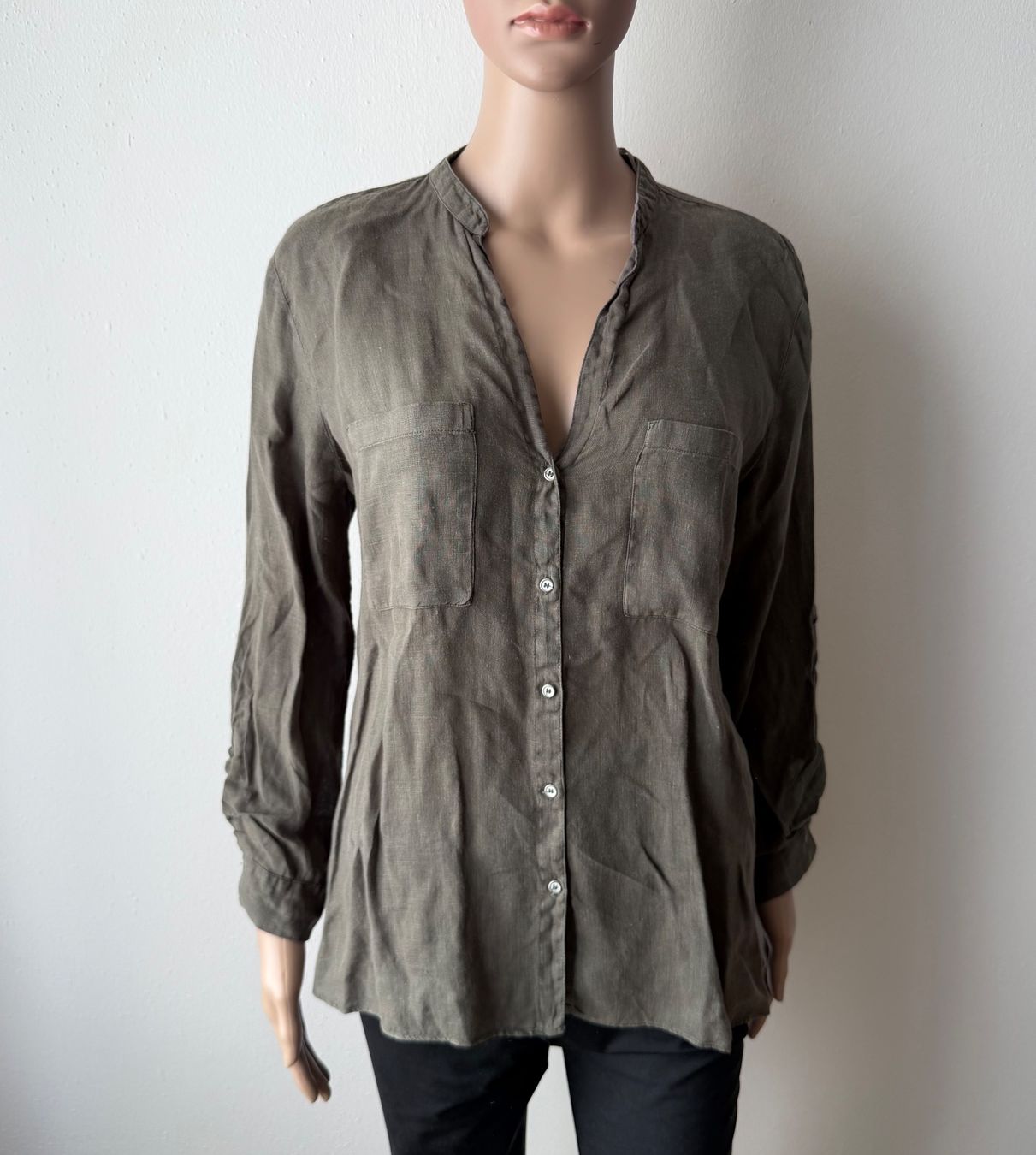 Zara Camicette: ZARA Leinenbluse 💚 – Usato da zürich venduto da vintage12