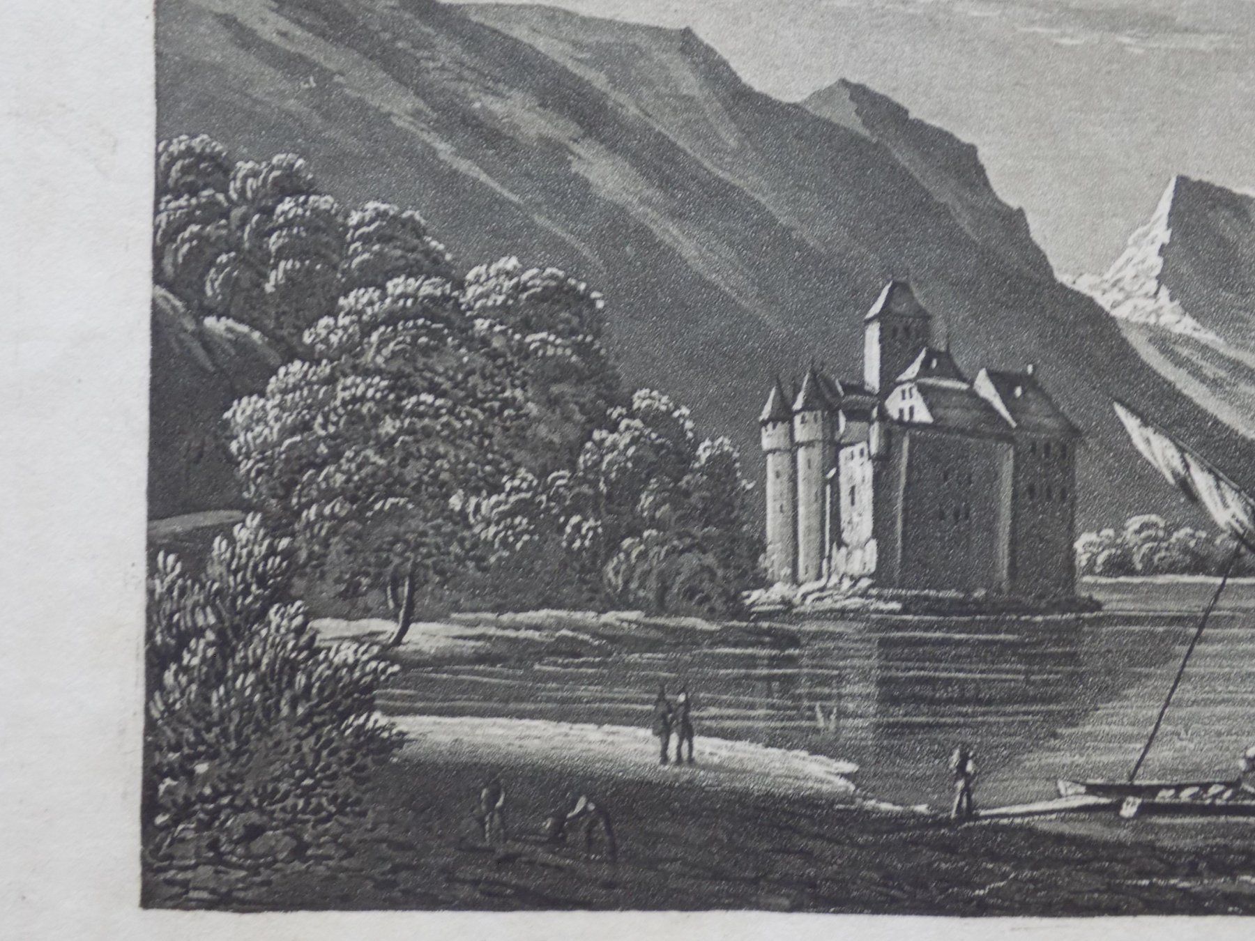 Incisioni: Schloss Chillon le château – Usato da Risch venduto da Rischli15 4