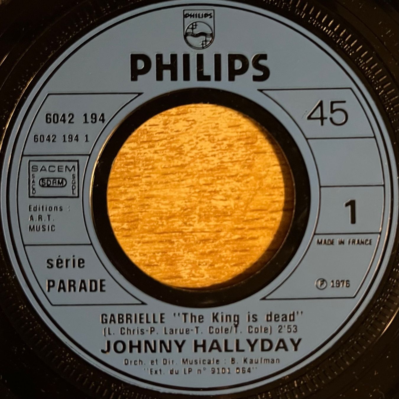 Schallplatten: JOHNNY HALLYDAY - GABRIELLE – Gebraucht aus Bussigny von vinyl-pas-cher 2