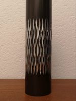 Vintage Alu Vase mit Schliff 70er Design Zylinder Blumenvase