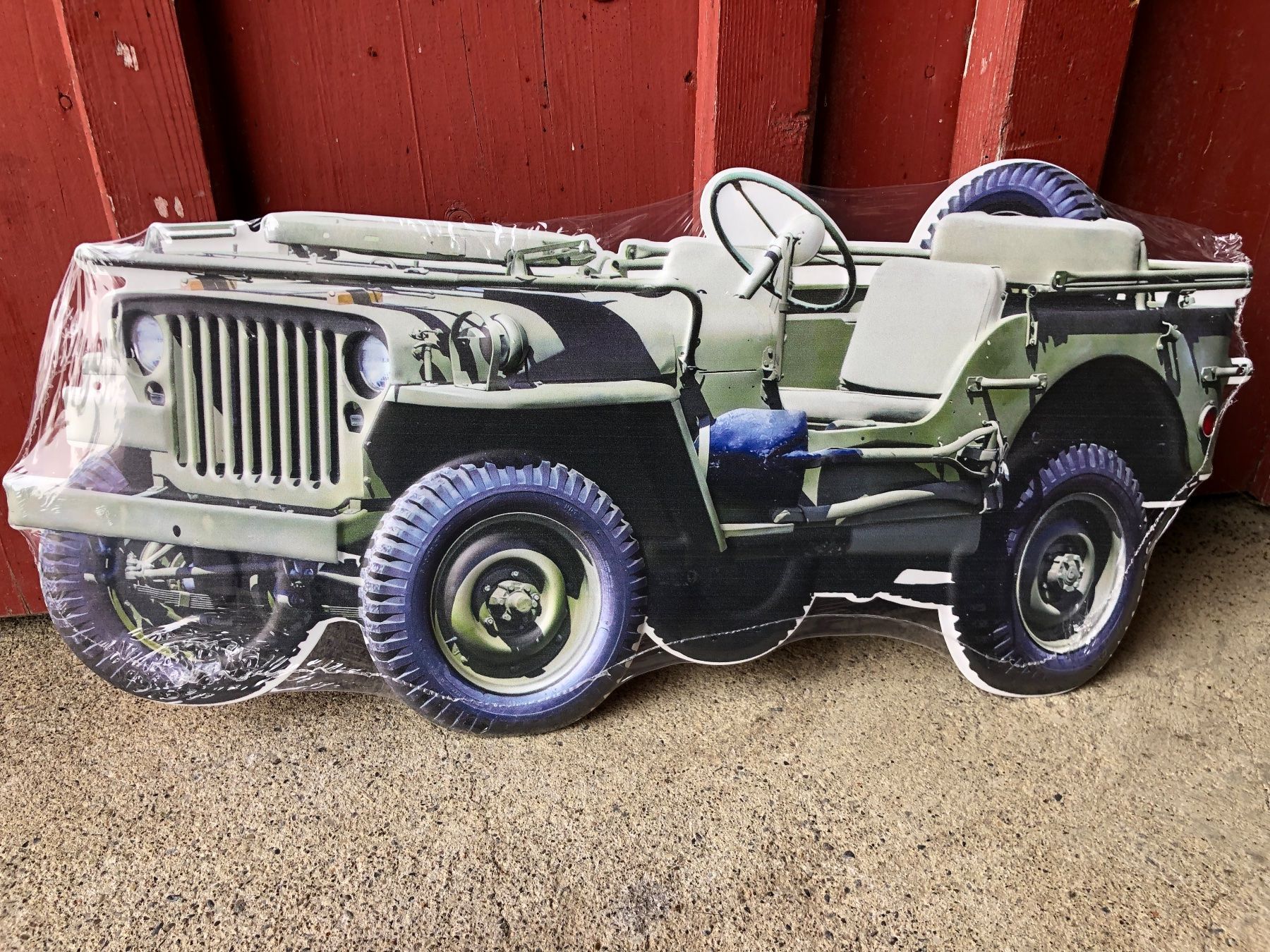 Schilder: Willys jeep army us Oldtimer classic 4x4 – Neu und originalverpackt aus Reinach AG von rares75