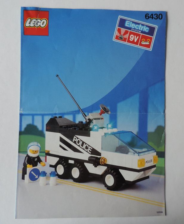 Lego Giocattoli: Polizei Patrouille, Set 6430 (1991) und Begleit-Motorrad – Usato da Burgdorf venduto da ursla50 5